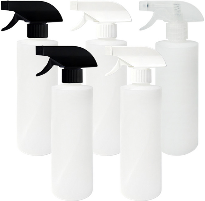 월드크린 불투명 분무기 500ml 세트 5p, 1세트, 랜덤발송