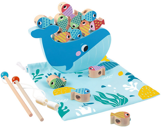 투키토이 다기능 자석 낚시 게임 세트, 혼합색상, 1개