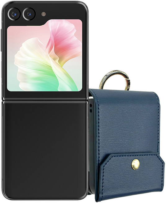 하이온 노바 카드수납 힌지보호 핑거링 가죽 휴대폰 케이스