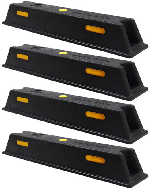 신도산업 탄성주차블럭 아스콘용 + 부자재 세트, 4세트, 혼합색상