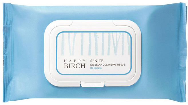 세니떼 코리아나 세니떼 해피버치 클렌징티슈, 80매입, 1개