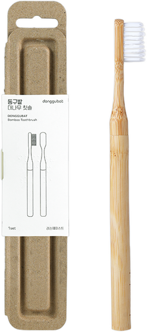 동구밭 대나무 칫솔, 1개, 1개입