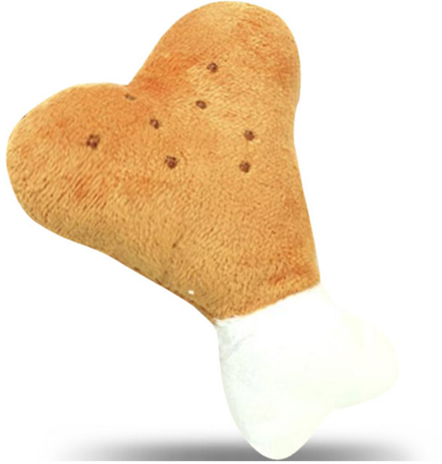 딩동펫 애견용 바베큐 인형, 닭다리, 1개