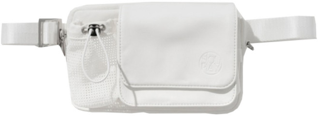 슬로우플레이 골프공 거리측정기 핸드폰 멀티 벨트백, 아이보리, 1개