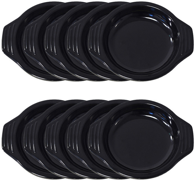 윌리브 멜라민 뚝배기 받침 민자형, 10개