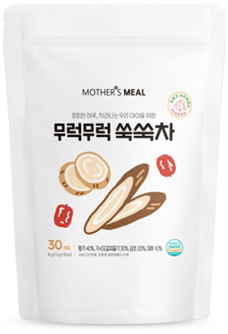 마더스밀 유아용 무럭무럭 쑥쑥차, 1.5g, 30개입, 1개