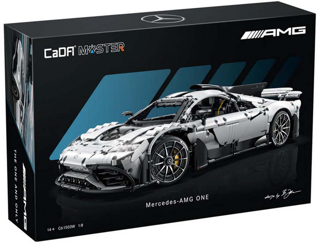 카다 메르세데스 벤츠 AMG 원 블록완구 C61503W, 혼합색상, 1개