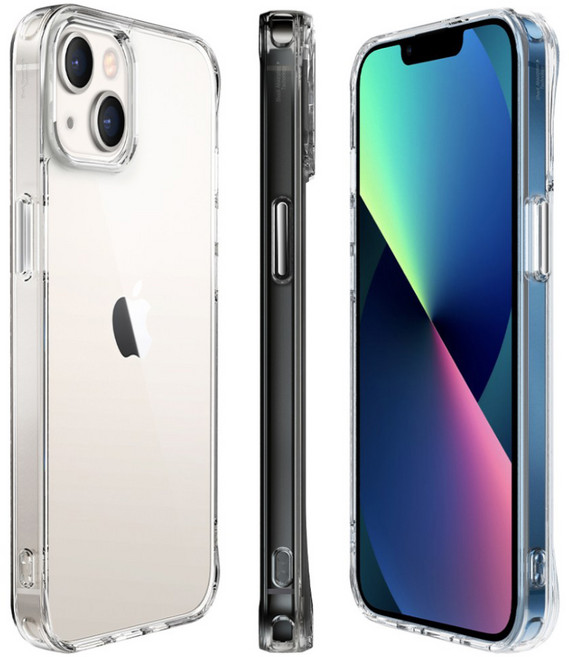 슈퍼디비전 카메라보호 프레임 클리어 휴대폰 케이스