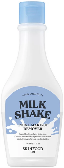스킨푸드 밀크쉐이크 포인트 메이크업 리무버, 160ml, 1개 - 쿠팡