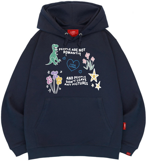 엘라모 3H 아이러브라모 후드티