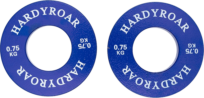 하디로어 프리미엄 경량 원판 2p, 0.75kg, 1세트, 파랑