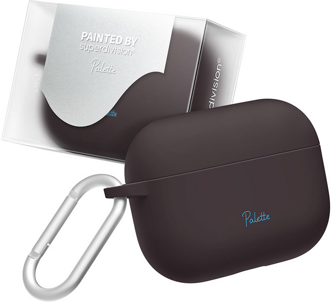 슈퍼디비전 팔레트 에어팟 하드 케이스 + 카라비너 세트, 에어팟 프로2, 도피오 오아시스, 1세트