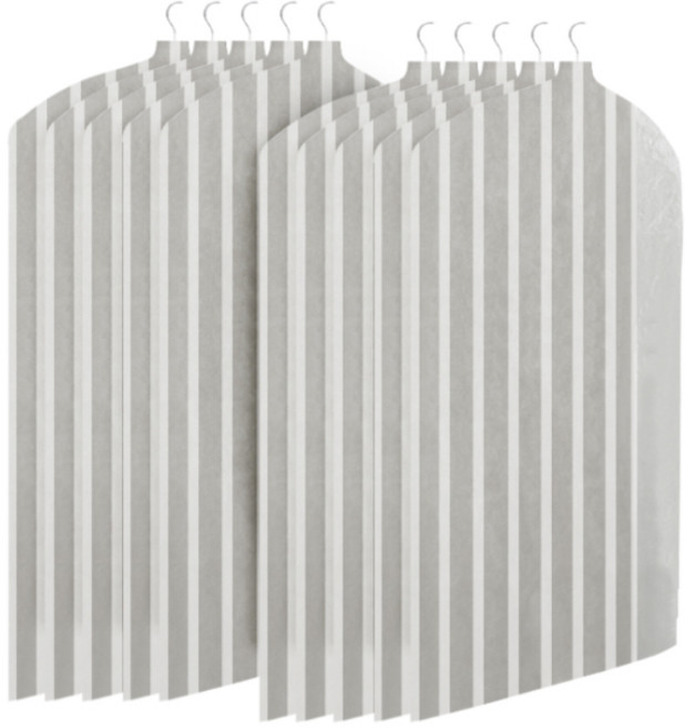 네이쳐리빙 스트라이프 프리미엄 옷커버 코트용, 10개, 1개입