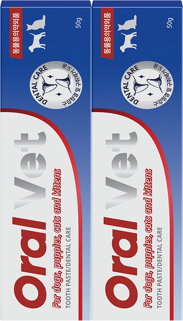 페노비스 반려동물 치약 오랄벳, 50g, 2개
