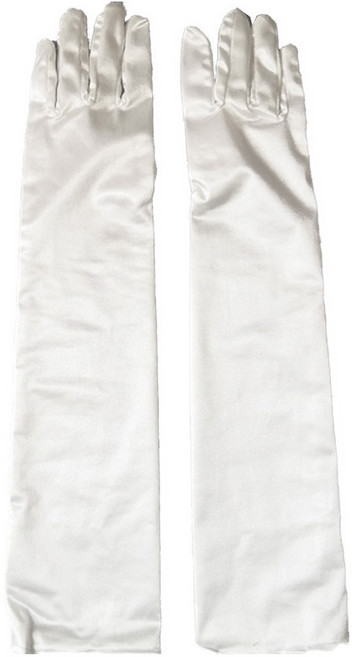 리빙다 공단롱장갑 양손착용 세트, 아이보리, 1세트