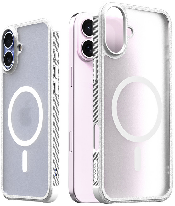 아라리 듀플M 아머 변색에 강한 맥세이프 범퍼 휴대폰 케이스