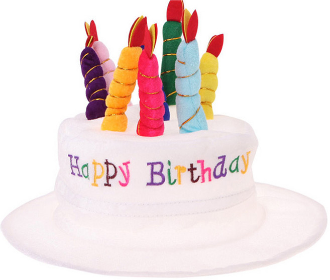 파티공구 케익모자, 화이트, 1개