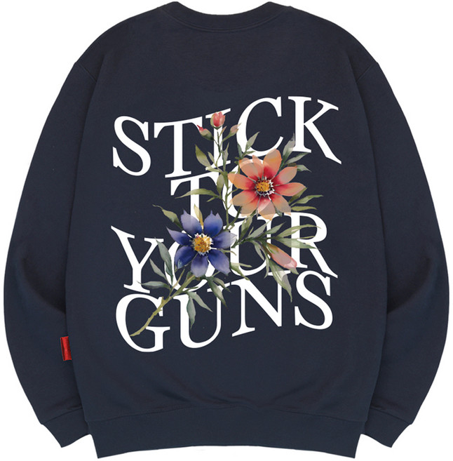 엘라모 남녀공용 3M 스틱투유어건즈 맨투맨