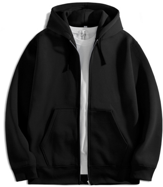 남녀공용 도톰한 소프트기모 루즈핏 후드집업 MDHD343TS