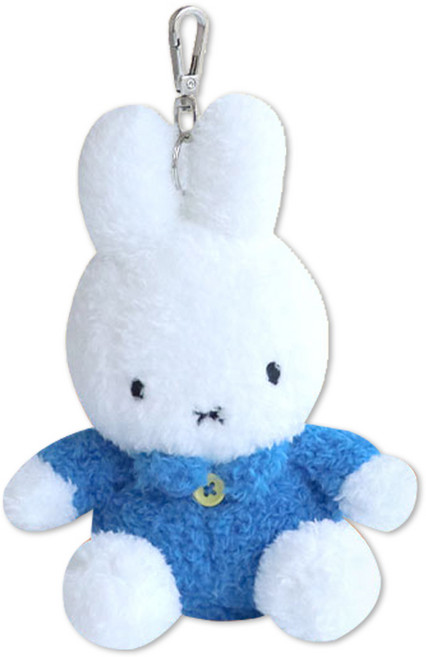 miffy 米飛 SITTING 包包掛飾 絨毛娃娃, 藍色, 16cm, 1個