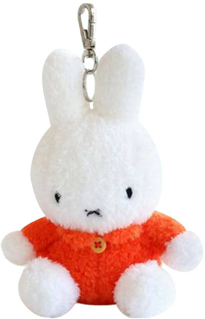 miffy 米飛 SITTING 包包吊飾 絨毛玩偶, 橘色, 16cm, 1個