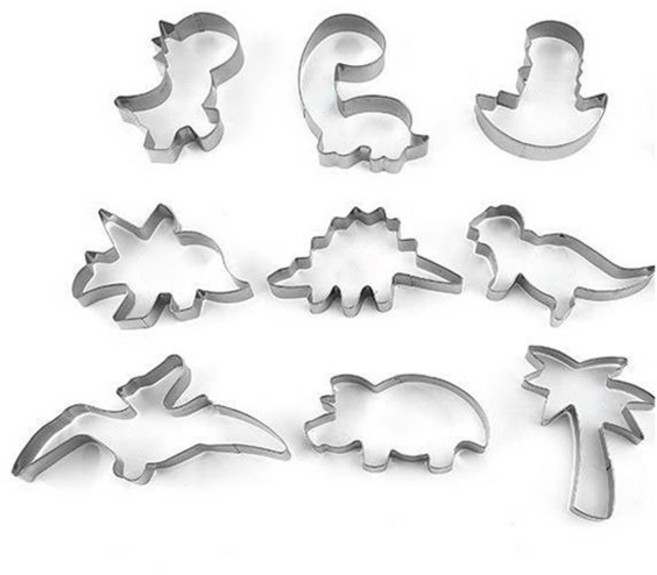 큐트미 아기자기 공룡 시리즈 스텐 쿠키커터 12종 세트 MP284, 1세트