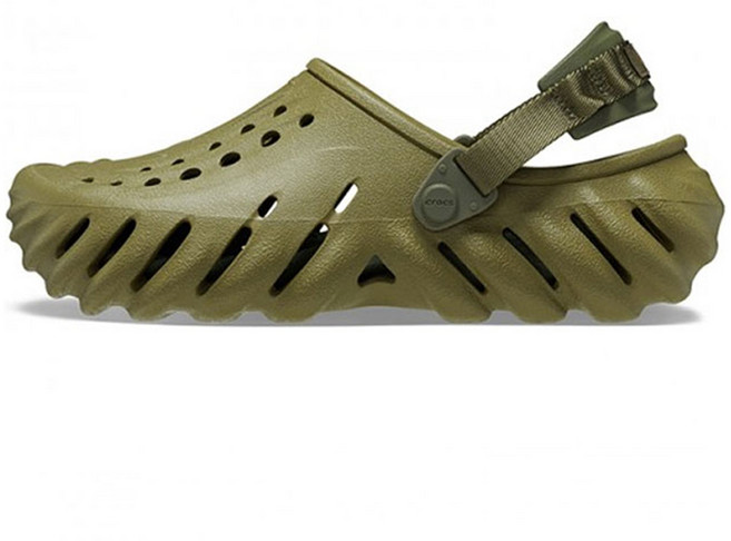 crocs 卡駱馳 ECHO CLOGS 涼鞋 207937, 蘆薈綠, 230