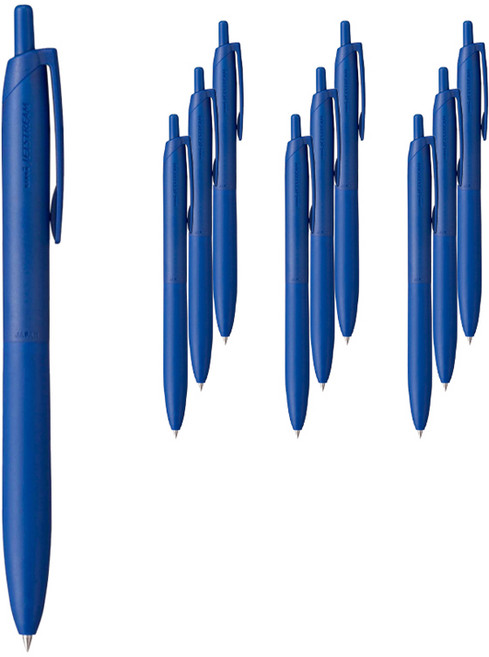 제트스트림 라이트 터치 잉크 볼펜 SXN-LS 0.7mm, 블루, 10개