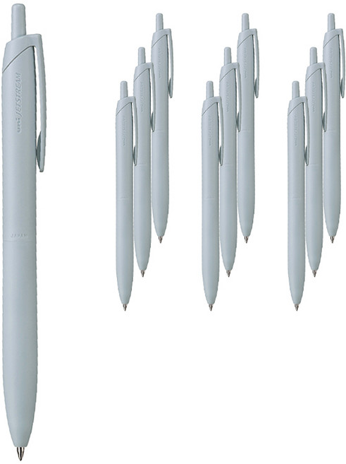 제트스트림 라이트 터치 잉크 볼펜 SXN-LS 0.7mm, 라이트블루, 10개