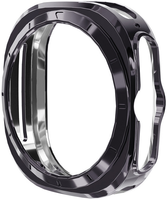 스페이스쉴드 TPU 사이드 범퍼 스마트워치 케이스, 딥그레이, 1개