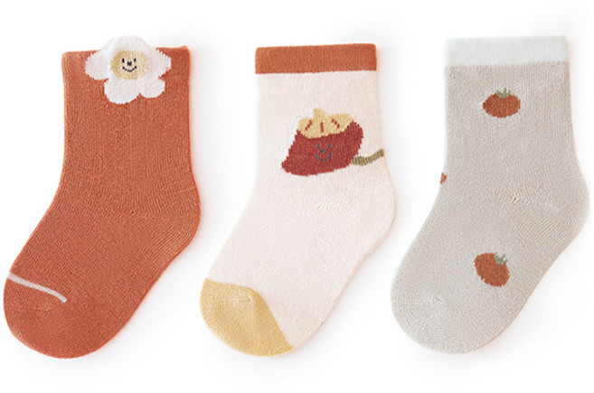 Bebeniz 嬰幼兒用舒適柔軟寶寶襪3雙組