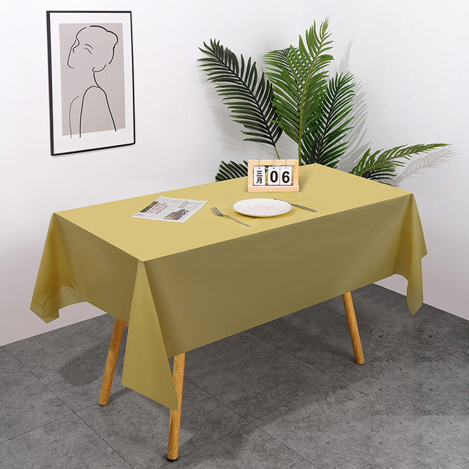 인아트 깔끔한 식탁보, 골드, 137 x 183 cm, 1개