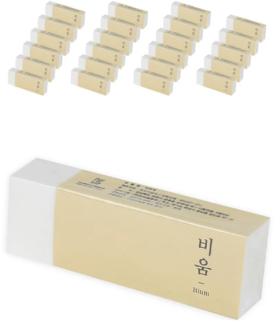 모닝글로리 700 비움 지우개 VER 2, 화이트, 24개 - 쿠팡