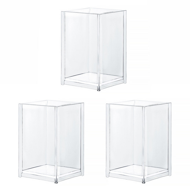 투명 아크릴 펜꽂이, 3개
