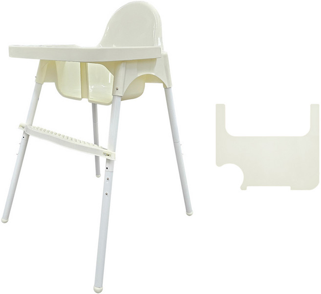 커들 유아용 성장맞춤 식탁 하이체어 + 전용 실리콘패드 세트, 혼합색상 + 베이지