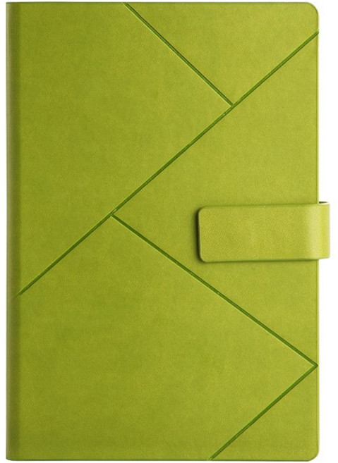 마다꾸미 비즈니스 사무용 고급 노트 A5 다이어리 A타입, 02 그린, 1개