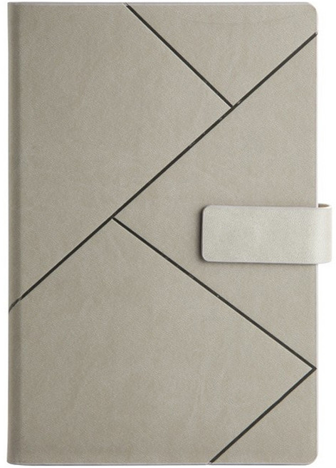 마다꾸미 비즈니스 사무용 고급 노트 A5 다이어리 A타입, 03 그레이, 1개