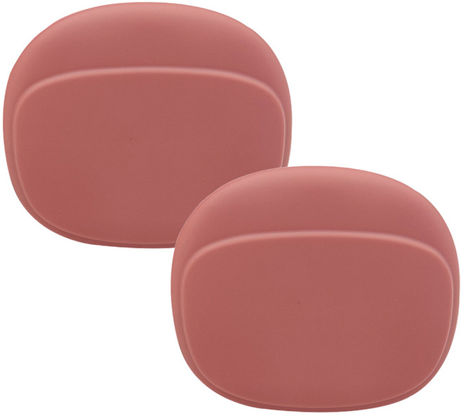 라인스미스 휴대용 케이블 이어폰 정리 파우치 보관함, 레드, 2개