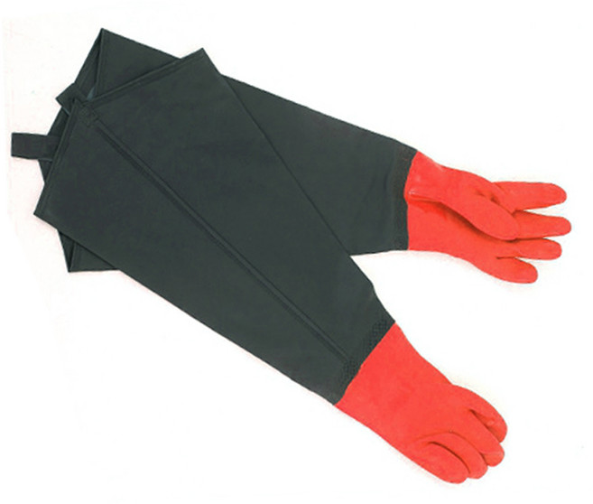 해루질 기모 롱 고급 방수코팅 고무장갑 세트, 혼합색상, 1세트