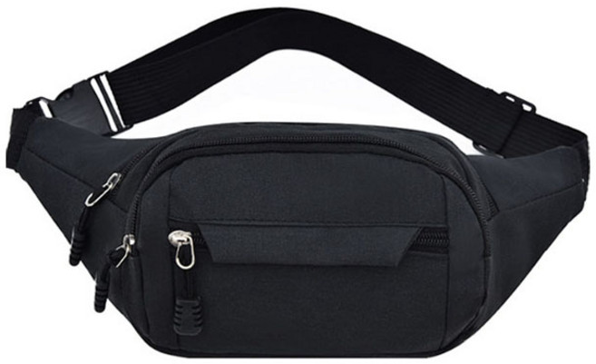 힙앤바디 크로스 슬링백, 블랙, 1개