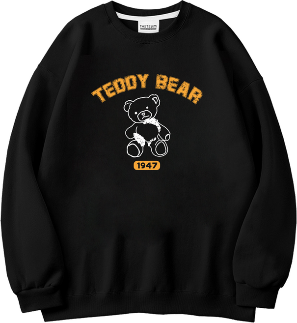 더팀 그런지테디 오버핏 특양면 맨투맨