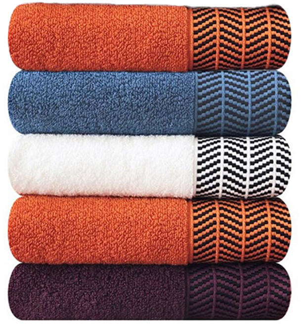 호텔컬렉션 어로우 타월 150g 30수 면사, 랜덤발송, 5개