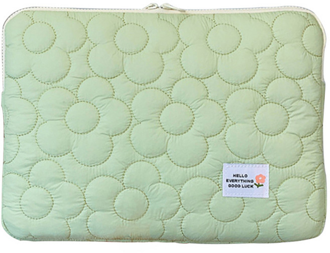 위니즈 패션 노트북 파우치 케이스 WZFLP0, 그린(WZFLP011-GN13), 1개
