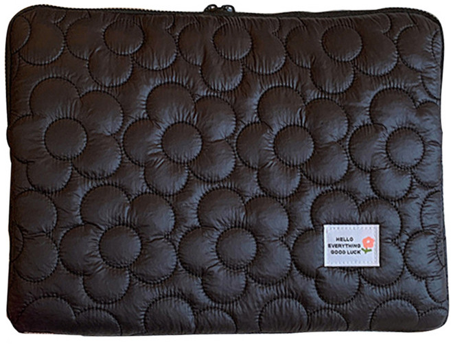 위니즈 패션 노트북 파우치 케이스 WZFLP0, 블랙(WZFLP006-B15), 1개