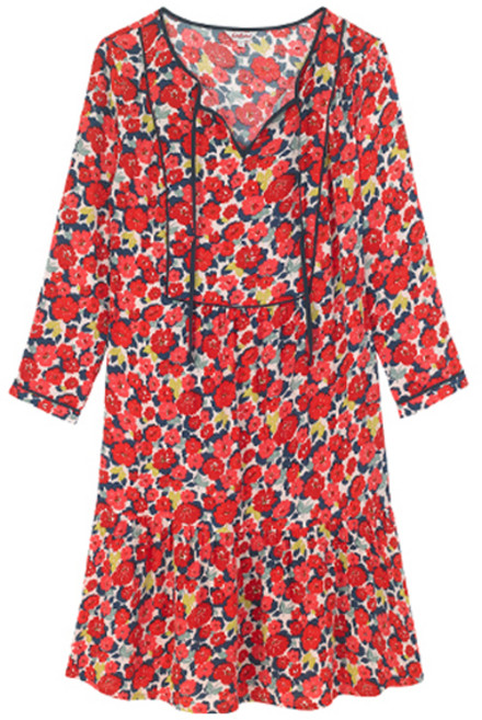 Cath Kidston 女款迷彩花朵洋裝, 石膏粉