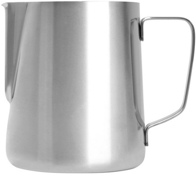 키친유 304 스팀 피쳐 눈금형 600ml, 실버, 1개