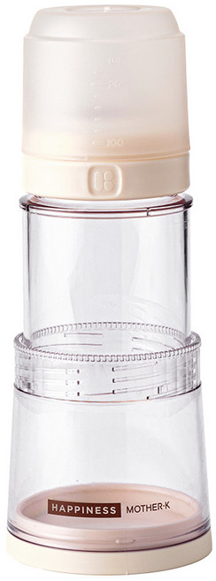 마더케이 유아용 에코젠 폴딩 무꼭지 일회용젖병, 크림, 1개