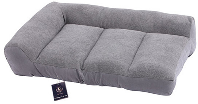 딩동펫 반려동물 스윗드림 사각 쿠션 방석, 그레이, 1개