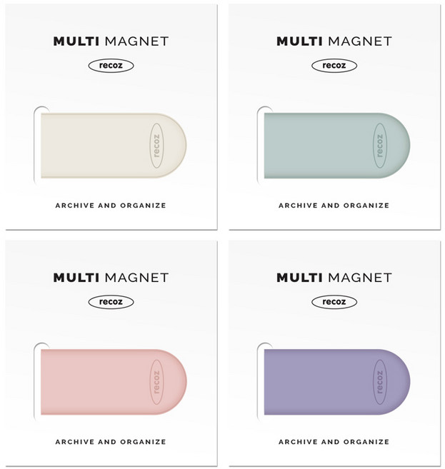 리코즈 멀티 마그넷, 멀티 바닐라, 멀티 민트, 멀티 피치, 멀티 라벤더, 4개
