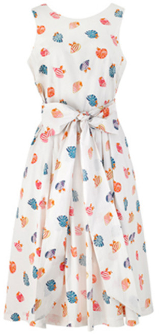 Cath Kidston 女款透氣綁帶洋裝 Hermit Shell CK-F1053287167162, 石色